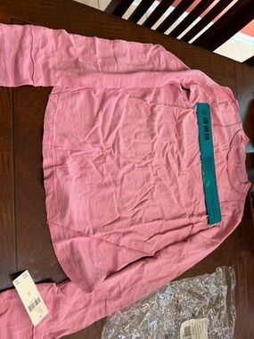 Pink Long Sleeve Lightweight Top